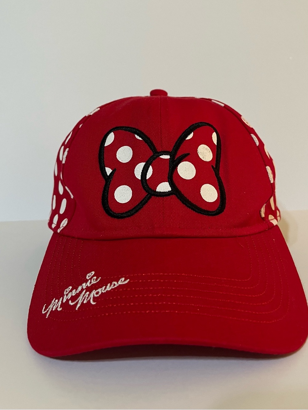 Minnie Mouse Red Polka Dot Kids Baseball Cap RR-674